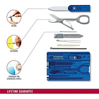 Swisscard Classic Victorinox Azul Transparente #0.7122.t2 3