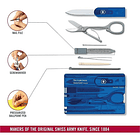 Swisscard Classic Victorinox Azul Transparente #0.7122.t2 5