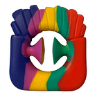 Juguete De Descompresión Para Niños,adultos Cuadrado Multico 1