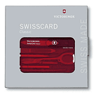 Swisscard Classic Victorinox Rojo Transparente #0.7100.t 2