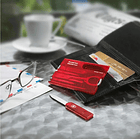 Swisscard Classic Victorinox Rojo Transparente #0.7100.t 4