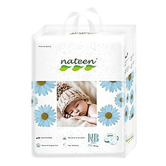 Pañal Bebé Ecológico Nateen Talla Recién Nacido 20 Unidades