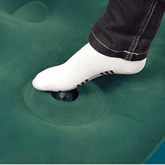 Colchon Inflable Individual Sporteam Con Bomba De Pie