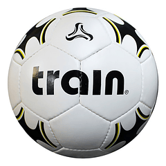 Balon Futbol Train 5 Capas Cosido A Mano Color Negro