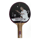 Paleta De Ping Pong Sensei 1 Star Roja Y Negra 2