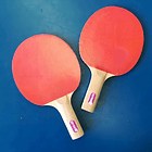 Paleta De Ping Pong Sensei 1 Star Roja Y Negra 6