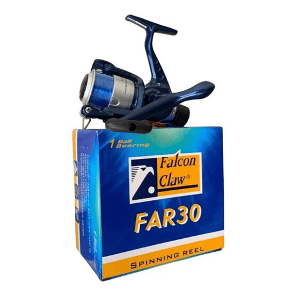 Carrete Falcon Claw Far-30 Con Nylon Grafito Pescar Geo 1