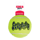 Juguete Para Perro Pelota Tenis Kong Sonido Talla Xl Color Amarillo 1