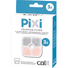 Filtro Repuesto Fuente Pixi Catit Caja X 3u. Agua Fresca Color Blanco 6