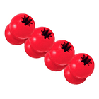 Juguete Rellenable Kong Goodie Ribbon Talla L De 13 A 30 Kg Color Rojo 2