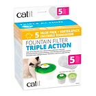 Filtro Repuesto Fuente Flower Fountain X 5 Ud Catit 5