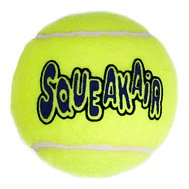 Kong Squeakair Balls Paquete 3 Pelotas De Tenis Medianas Color Amarillo 3
