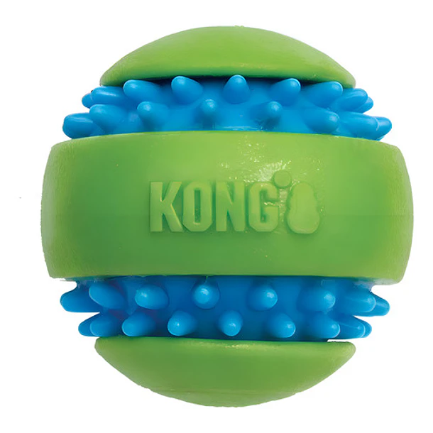 Juguete Para Perros Kong Squeezz Goomz Ball, Tamaño Grande, Color Verde 2
