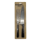 Set Cuchillo + Tenedor Black Bull 1