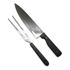 Set Cuchillo + Tenedor Black Bull