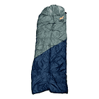 Saco Dormir Safari Sf202 Camping +5°c +12°c Color Gris Con Azul 4