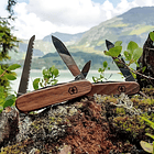 Victorinox Navaja Huntsman De Madera, Marrón, 13 Usos Color Marrón 4