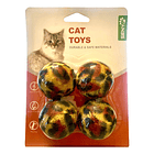 Juguete Gato Pelota Juguete Interactivo Pelota Cascabel Gato 3
