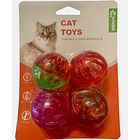 Juguete Gato Pelota Juguete Interactivo Pelota Cascabel Gato 9