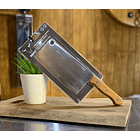 Cuchillo Hacha Wayu Profesional Chopper Color Cafe 2