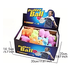 Puffer Ball Juguete De Niño Figura Oso 12 Unidades 3