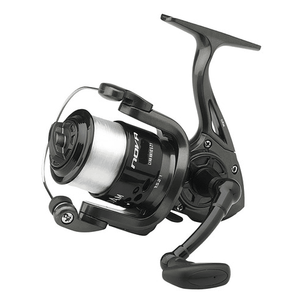 Carrete Dam Nova 5000 Fd Con Nylon0.35 Mm -220m #75958 Color Negro 