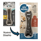 Juguete Zeusnosh Bone Strong Para Mascota Talla M De Tocino Color Hueso 2