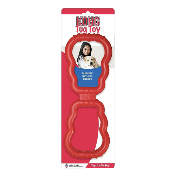 Juguete Kong Tug Toy Para Tu Mascota Color Rojo 3