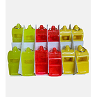 Caja De Silbatos 12 Unid Fluorescentes  2