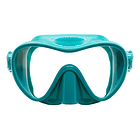 Máscara De Buceo Snorkel Pesca Rio Mar Ankay Nudi Sin Marco Color Verde 2