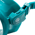 Máscara De Buceo Snorkel Pesca Rio Mar Ankay Nudi Sin Marco Color Verde 3