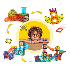 Magnetic Building Tiles 49pcs (toboganes Con Bloques De Iman 2