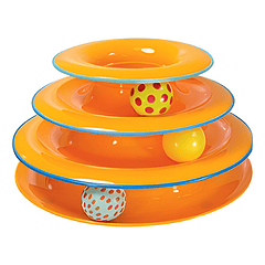 Juguete Para Gatos 3 Niveles,juego Didáctico Gatos Yg-06