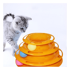 Juguete Para Gatos 3 Niveles,juego Didáctico Gatos Yg-06