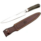 Cuchillo Muela Gaucho 16a Hoja 16cm Vaina Cuero España 1