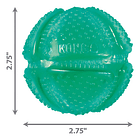 Kong Squeezz Dental Pelota Textura Única Premios O Croquetas Talla M 5