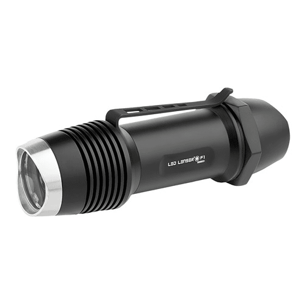Linterna Led Lenser F1c Negra 400lu Bx 8701 Color De La Luz Blaco 