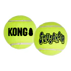Kong Pelota Para Perro Squeakair Ball Mediana Tenis Juguete Color Amarillo 5