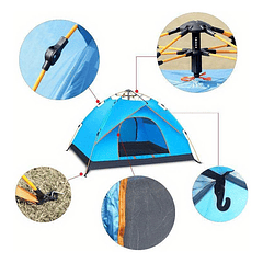 Carpa Plegable  Automática Con Protección Solar Y Mosquitos