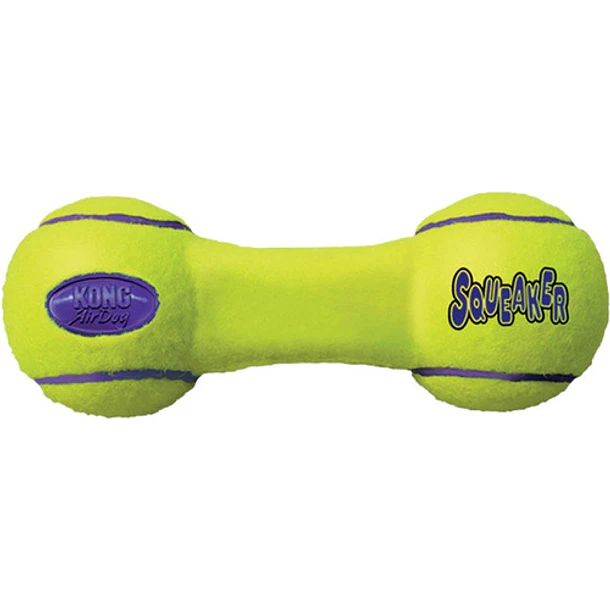 Kong Air Dog Dumbbell Hueso Para Tu Mascota Talla L Eeuu Color Amarillo 2