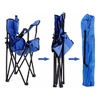 Silla Plegable De Playa Camping  Picnic Porta Vaso Yg-137 5