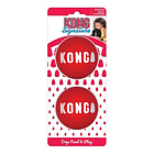 Juguete Pelota Saltarina Perro Cachorro Goma Resistente Kong Color Rojo 4