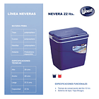 Nevera Wenco Cooler 22 Litros Azul 3