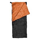 Saco De Dormir Bugy Envelope Para Acampar, Color Nautika, Negro Y Naranja 1