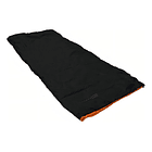 Saco De Dormir Bugy Envelope Para Acampar, Color Nautika, Negro Y Naranja 4