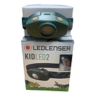 Linterna Led Frontal De Cabeza Ledlenser Kid Led 2 Color De La Luz Dinosaurios 3