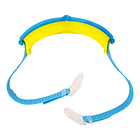 Antiparra Hydro® Natacion Mascara Pileta Buceo Junior Color Celeste/amarillo 2