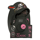 Correa Retráctil Para Perro Flexi New Classic Talla M 25kg Color Rojo 4