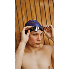 Antiparras Natacion Hydro Mirror Espejadas Lentes Cke Color Negro/plata 4