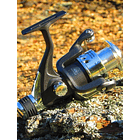 Reel Frontal Pelikan Cumpa Cpr 500 Derecho/izquierdo Color Negro/plateado 2